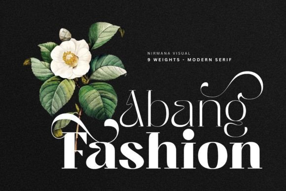 Abang Fashion: A Luxurious Display Font for Modern Branding
