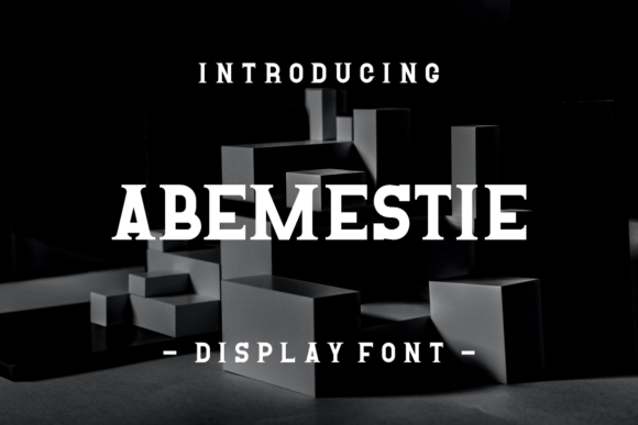 Abemestie: A Unique Display Font for Bold Branding