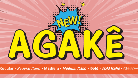 Agake: A Handwritten Display Font for Creative Web Projects