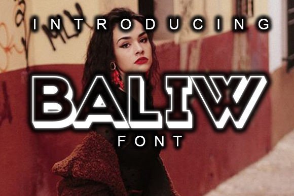 Baliw: A Striking Display Font for Web Design