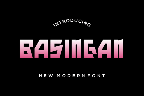 Basingan: A Modern Display Font for Web Design