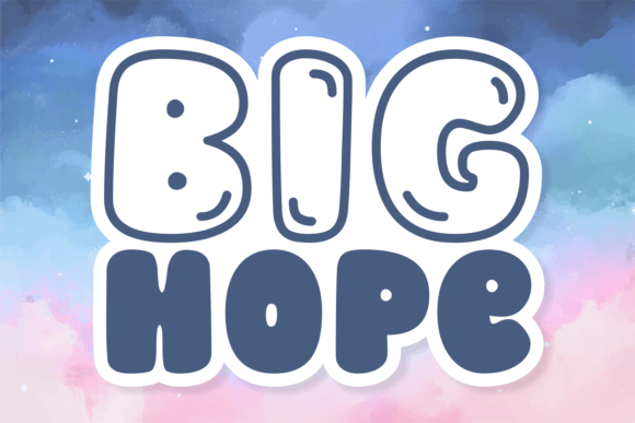Big Hope Font for Bold Brand Visuals