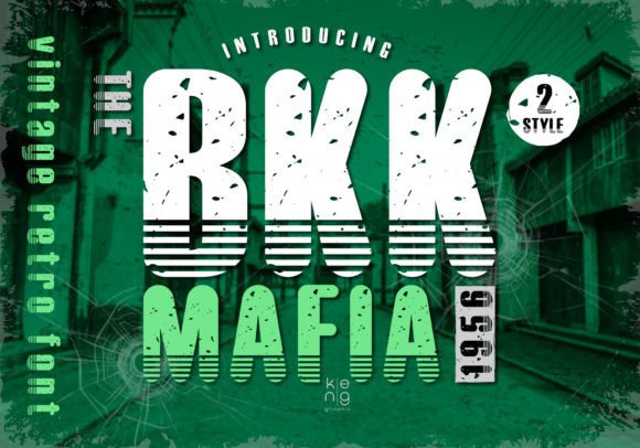 Bkk Mafia Font for Handmade Creations