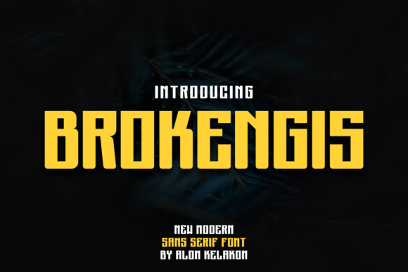 Brokengis: A Modern Font for a Polished Brand Look