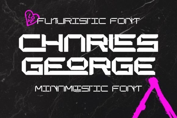 Charles George: A Modern Display Font for Digital Creativity