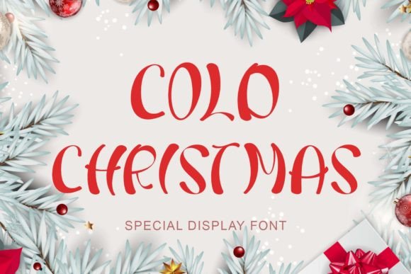 Cold Christmas Font for Festive Campaigns