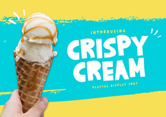 Crispy Cream Font for Bold Editorial Design