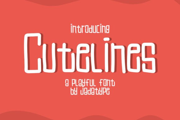 Cutelines: A Modern Display Font for Digital Branding