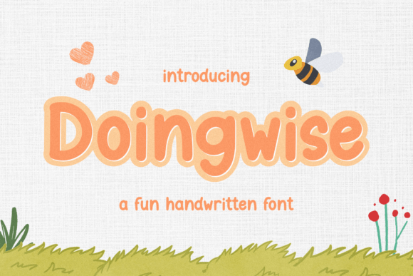 Doingwise: A Handwritten Font for Editorial Design