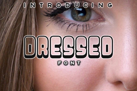 Dressed Font for Bold Editorial Design