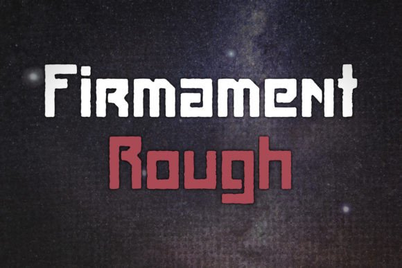 Firmament Rough: A Font That Elevates Branding with Retro-Futuristic Charm