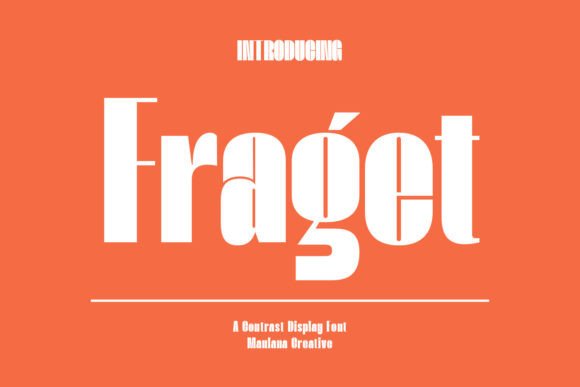 Fraget: A Modern Font for Professional Branding