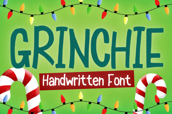 Grinchie: A Festive Display Font for Web Design