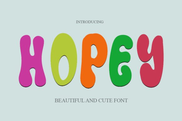 Hopey: The Retro Display Font That Brought My Client's Brand to Life