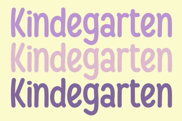 Kindegarten Font for Eye-Catching Campaigns