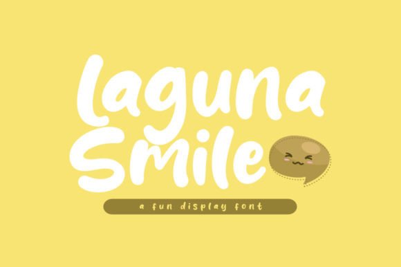 Laguna Smile: A Playful Display Font for Creative Branding