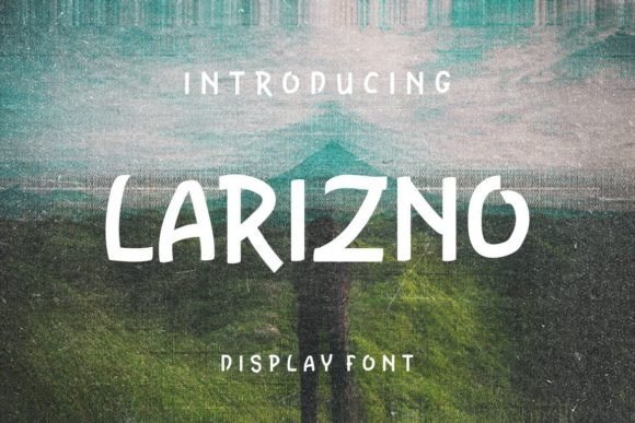 Larizno: A Quirky Display Font for Bold Branding