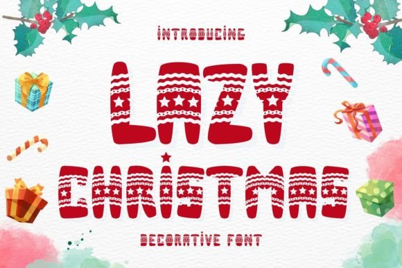 Lazy Christmas: The Playful Display Font for Holiday Creators