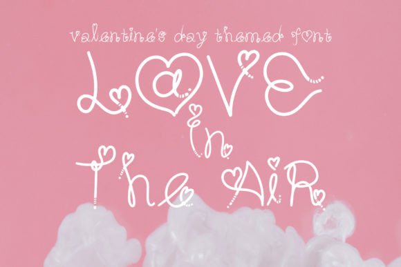 Love in the Air Font for Handmade Projects