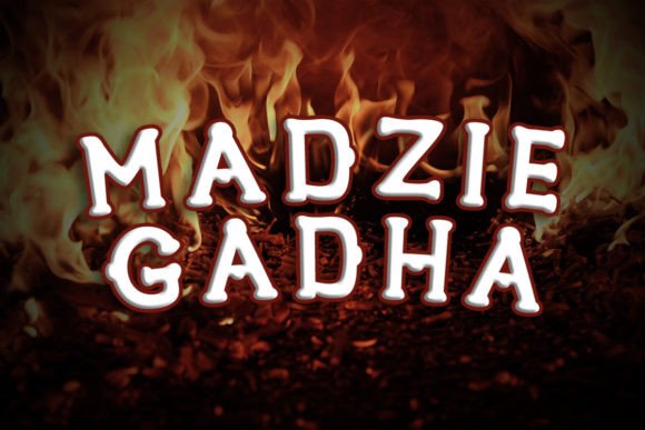 Madzie Gadha: A Modern Display Font for Web Design