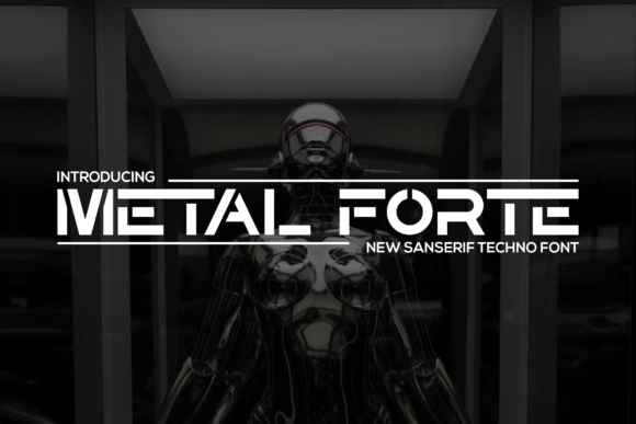 Metalforte Font: A Bold Display Typeface for Digital Branding