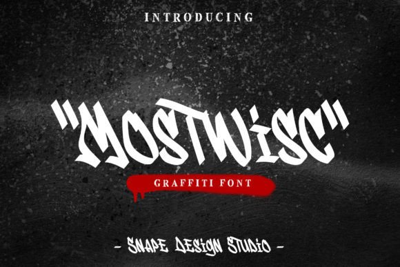 Mostwisc: A Trendy Display Font for Bold Editorial Designs