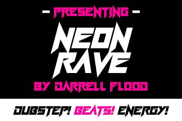 Neon Rave Font for Bold Campaign Designs