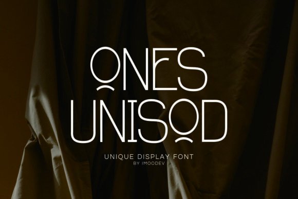 Ones Unisod: A Modern Display Font for Branding Projects
