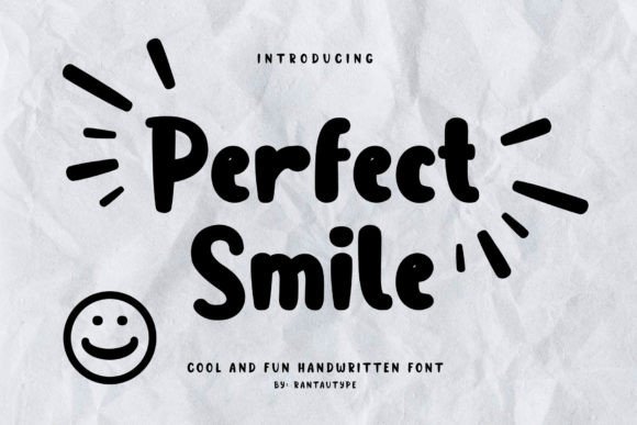 Perfect Smile: A Display Font for Bold Branding