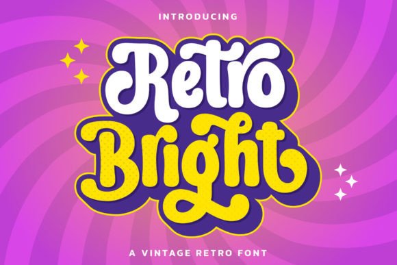 Retro Bright Font for Bold Branding and Visual Impact