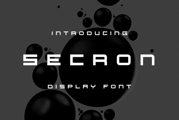Secron: The Display Typeface That Elevates Small Business Branding