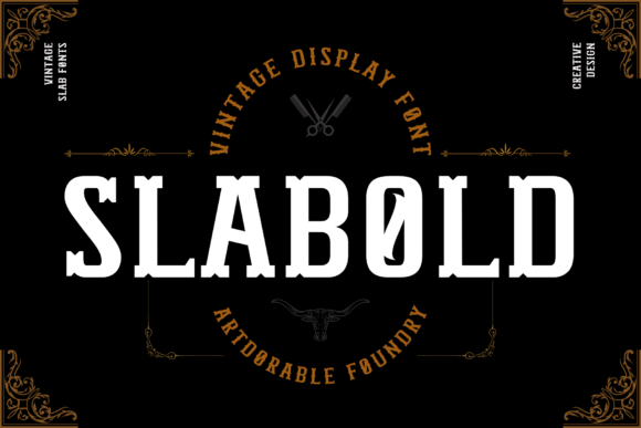 Slabold: A Vintage Display Font for Web Design