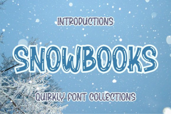 Snowbooks: A Handwritten Display Font for Creative Branding