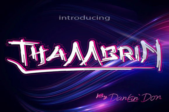Thambrin: A Cool Display Font for Editorial Projects