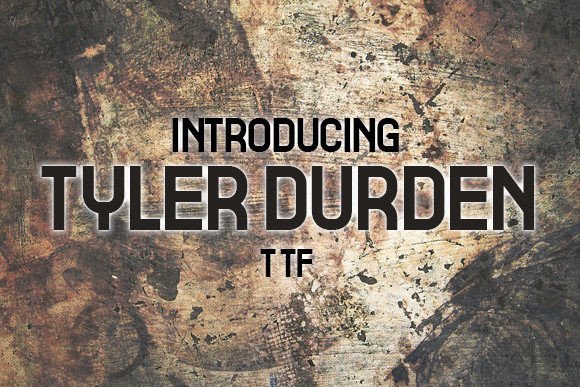 Tyler Durden Font for Bold Digital Designs