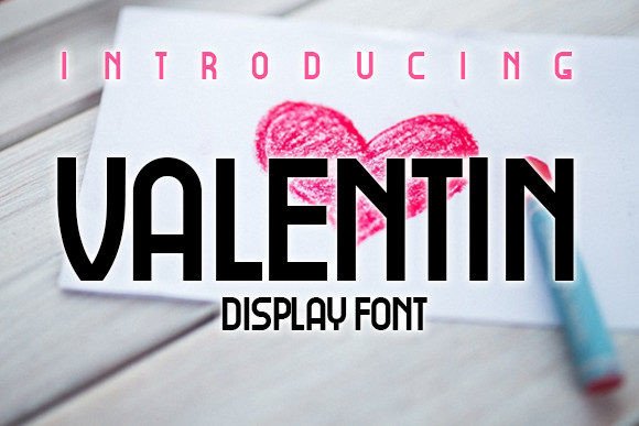 Valentin: A Strong Display Font for Small Business Branding