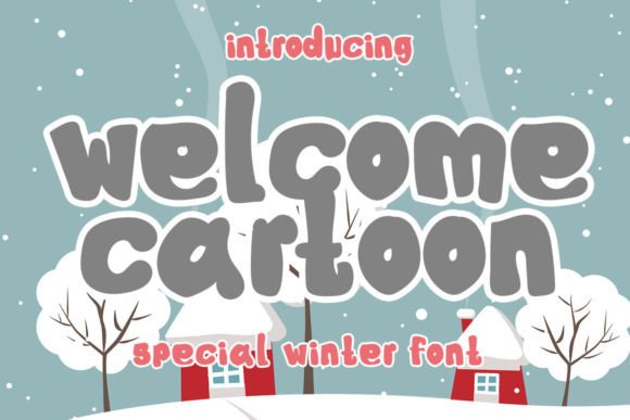 Welcome Cartoon Font for Editorial Design