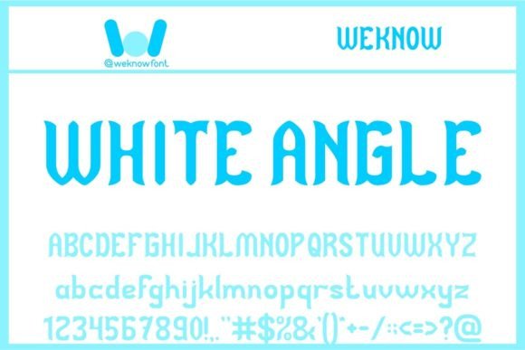 White Angle: A Modern Gothic Font for Editorial Design