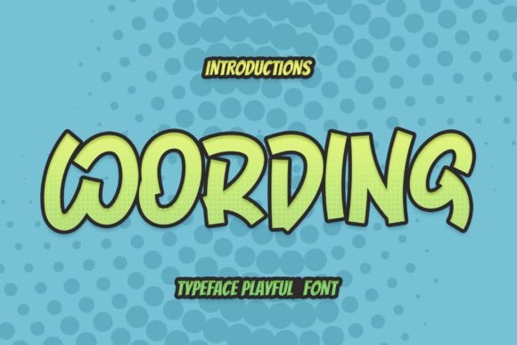 Wording Font for Campaign Creatives
