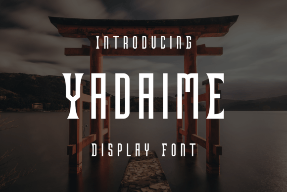 Yadaime: A Unique Display Font for Editorial Design
